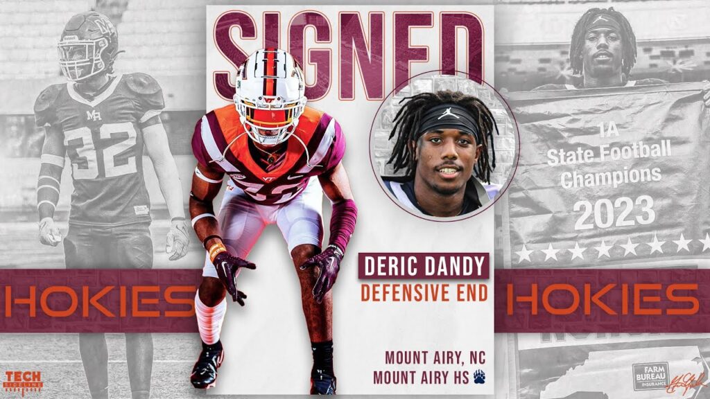 deric dandy signs with virginia tech