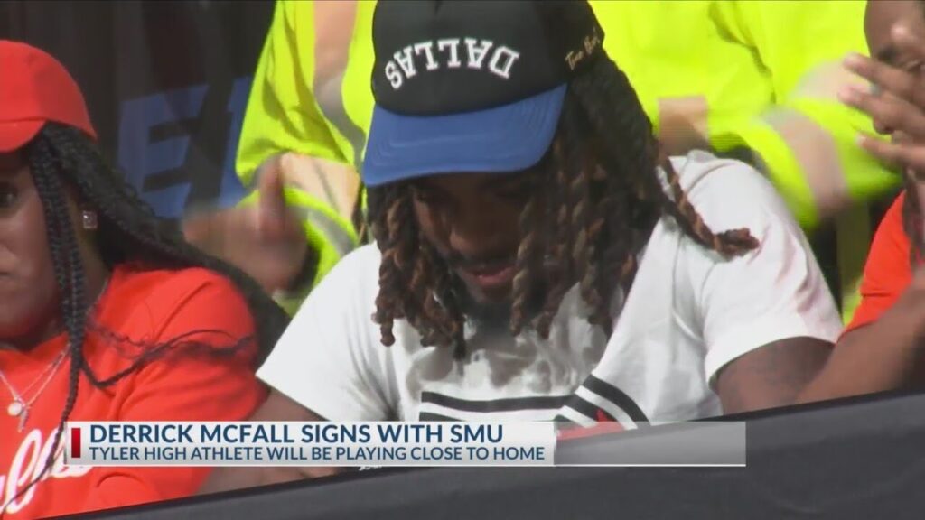 derrick mcfall signs with smu