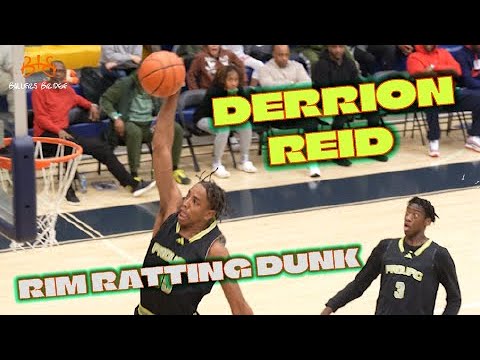 derrion reid announces his commitment to alabama watch his rim rattling dunk highlights f09f92a5f09f8f80