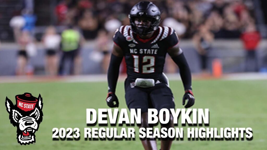 devan boykin 2023 regular season highlights nc state db