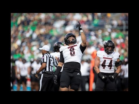 devonte omalley the story behind northern illinois historic win over notre dame