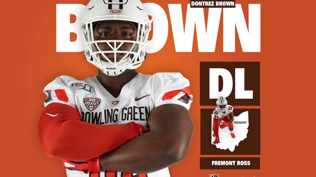 dontrez brown 2020 bgsu national signing day