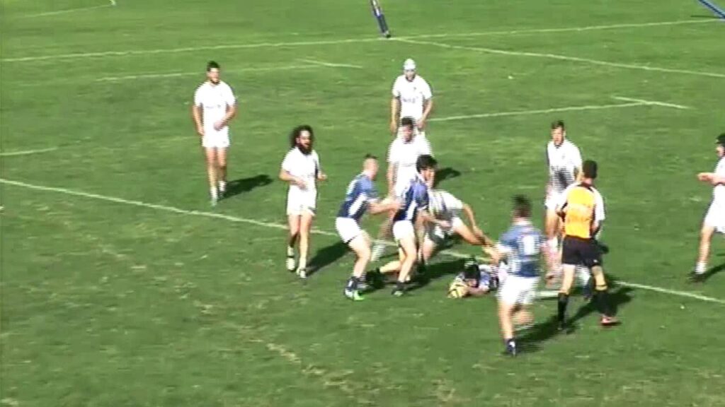 doug lancasters huge hit on luke mccreath