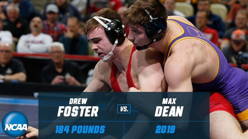 drew foster vs max dean full 2019 ncaa championship match at 184 pounds