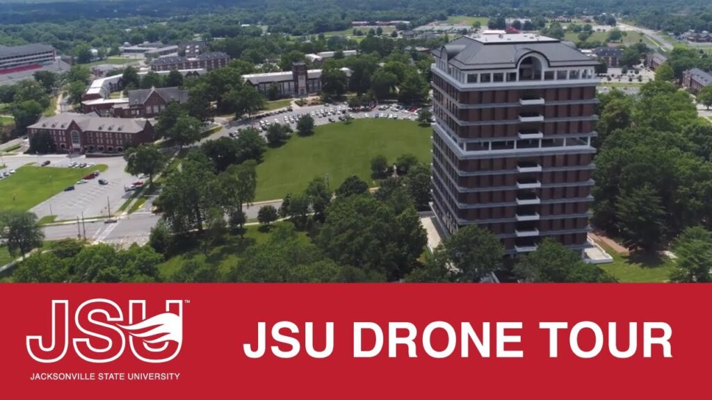 drone tour of jacksonville state university