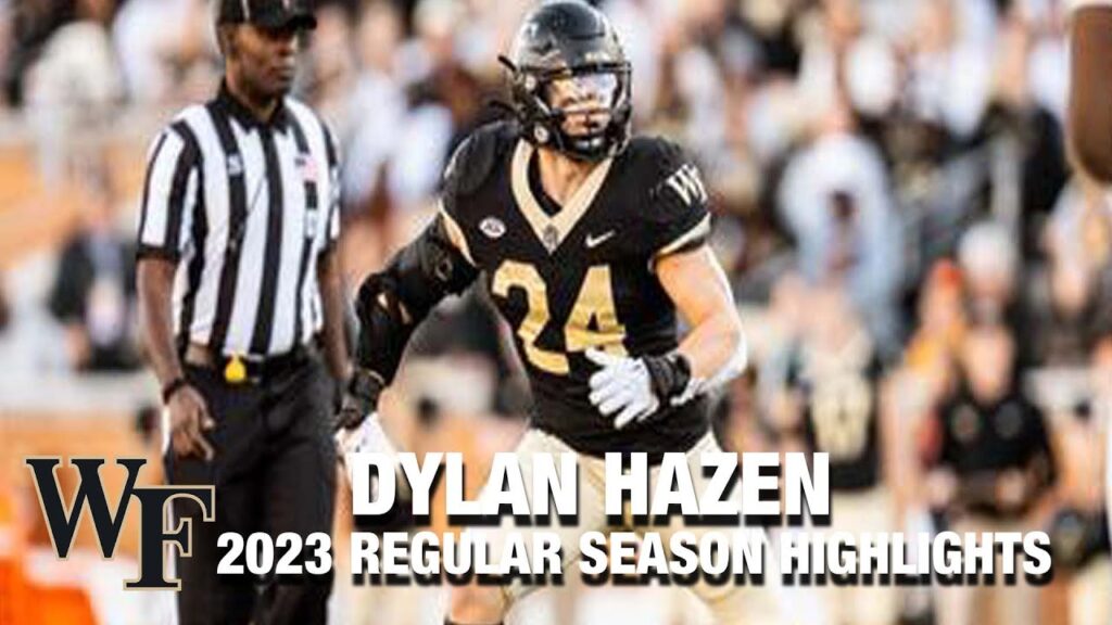 dylan hazen 2023 regular season highlights wake forest lb