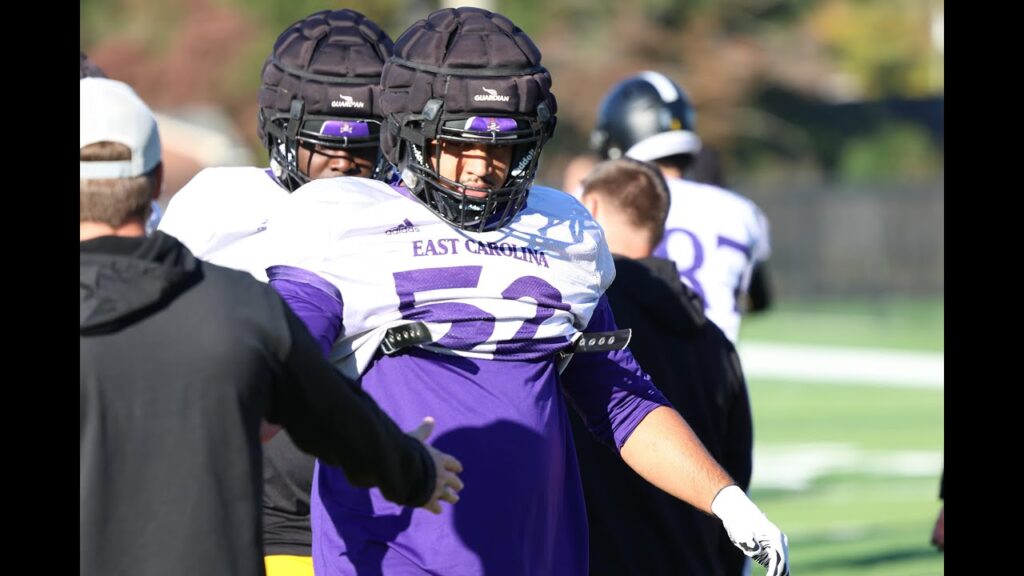 ecu ol parker moorer army week interview