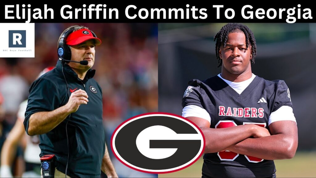 elijah griffin commits to georgia georgia football recruiting news