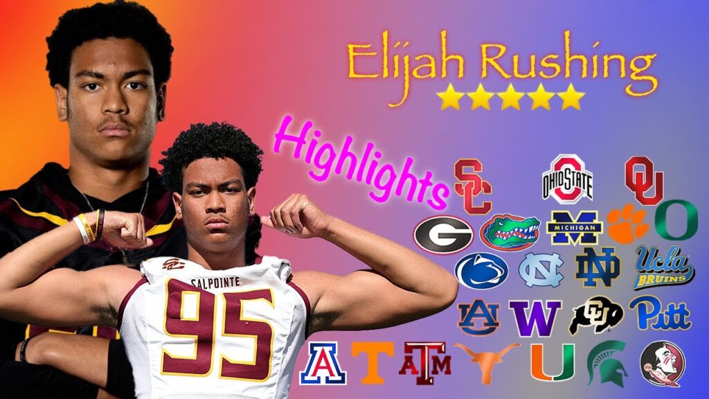 elijah rushing highlights 5 star recuit