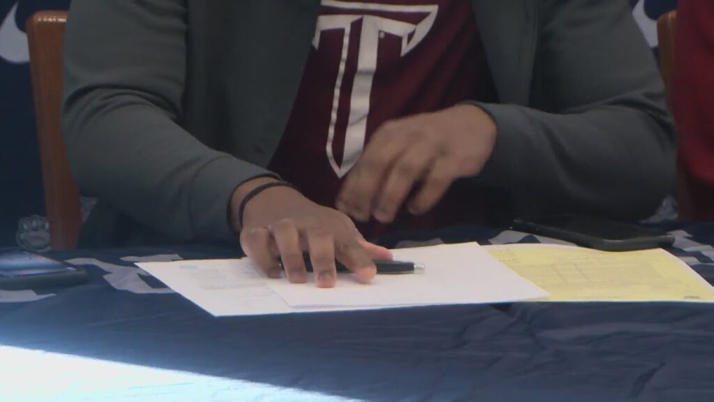 enterprises keion dunlap signs to play football at troy