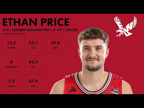 ethan price eastern washington 2023 24 transfer portal highlights