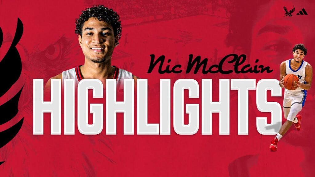 ewu mens basketball nic mcclain highlights