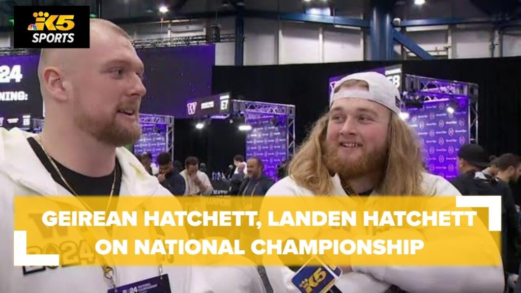 extended interview uws geirean hatchett and landen hatchett ahead of cfp national championship