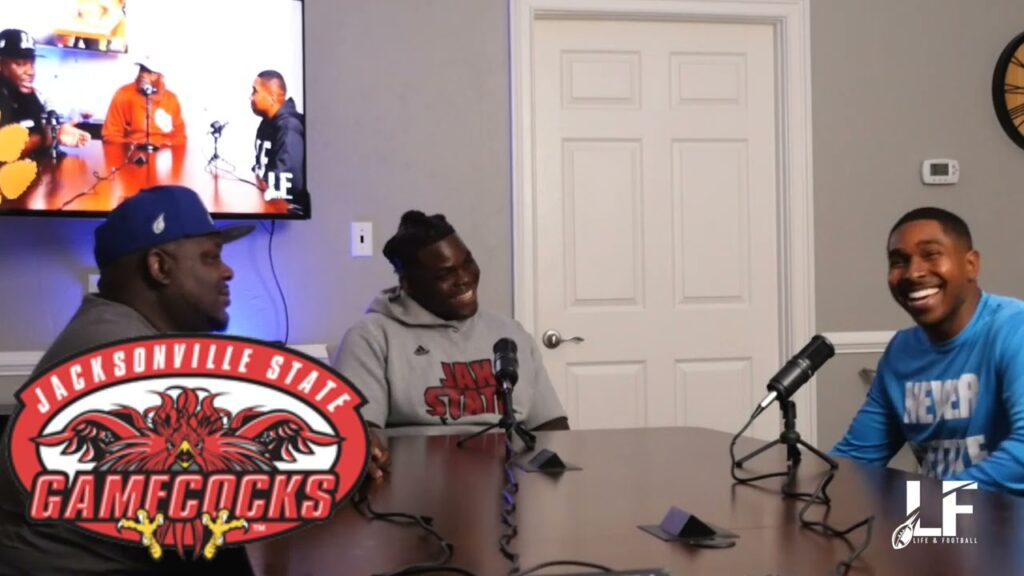 f09f8ea7 podcast interview with daveion harley offensive lineman for jacksonville state university football