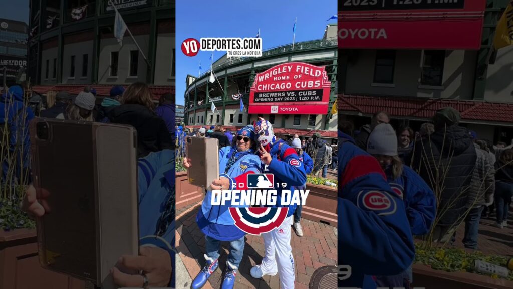 f09f918dchicago cubs openingday2023 en el wrigley field e29abeefb88f con william gonzalez yodeportes