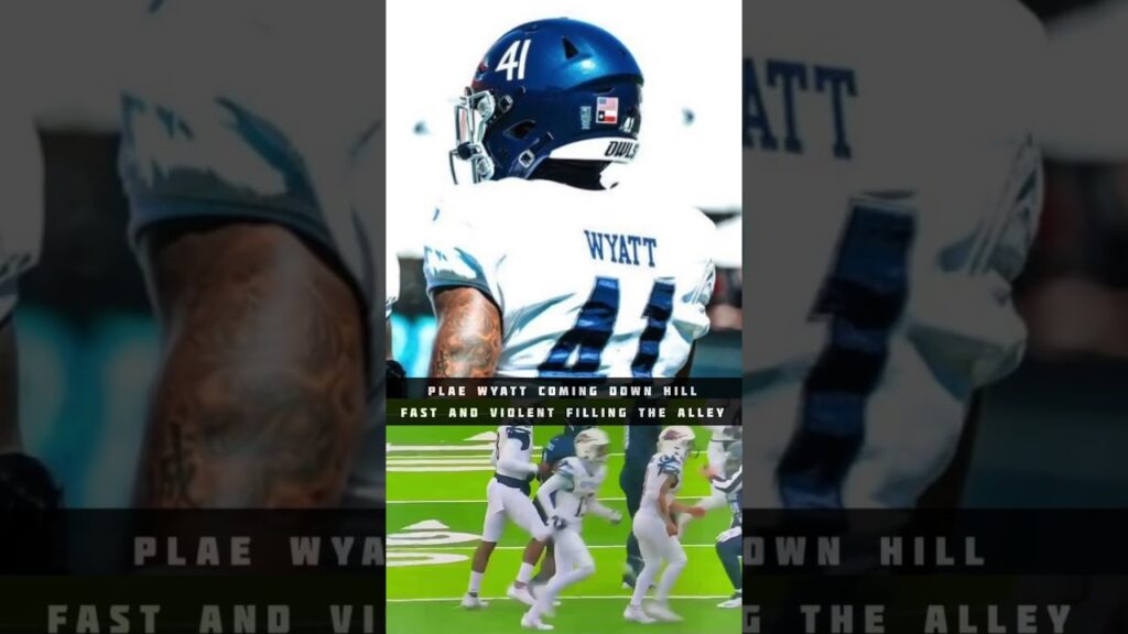 f09f98b3f09f98b3 rice owls safety plae wyatt coming down hill fast and violent filling the alley