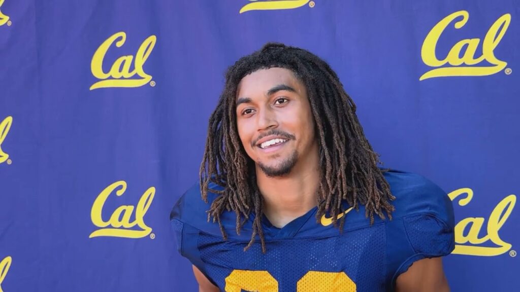 fb isaiah crosby talks on day 16 of cal training camp 8 19 24