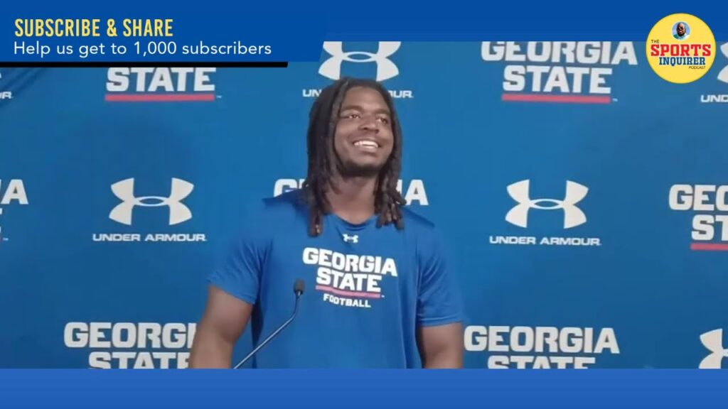 fighting peaches georgia state football chris davis jr recaps 2024 spring game 4 15 24