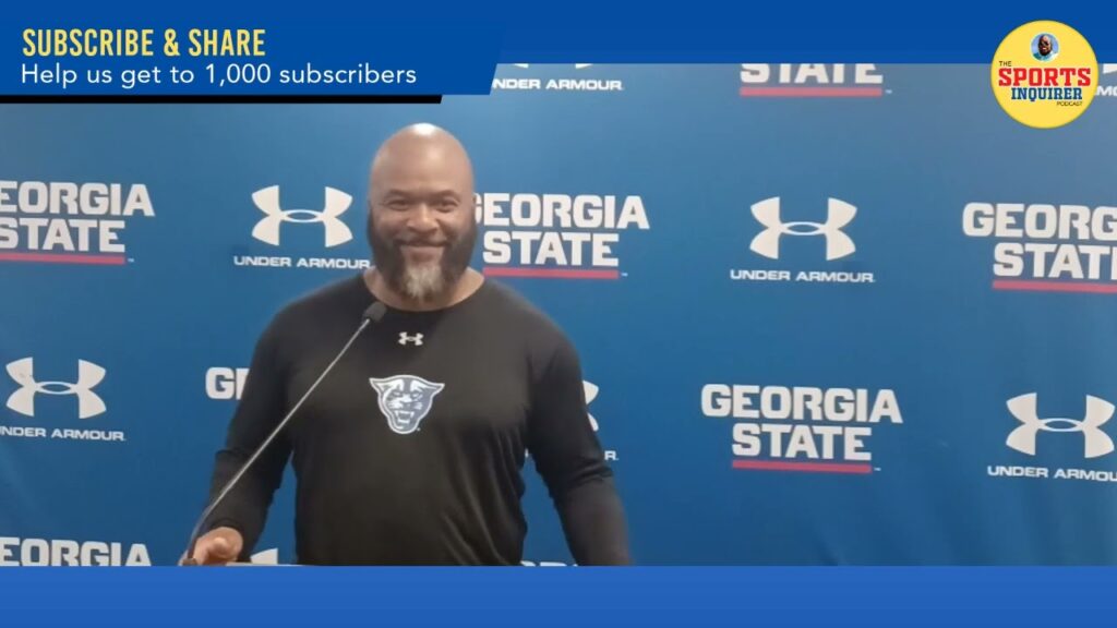 fighting peaches georgia state football dell mcgee xavier robinson and jordan ford preview georgia