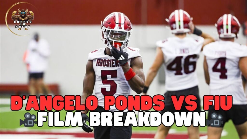 film breakdown indiana star cb dangelo ponds week 1 vs fiu