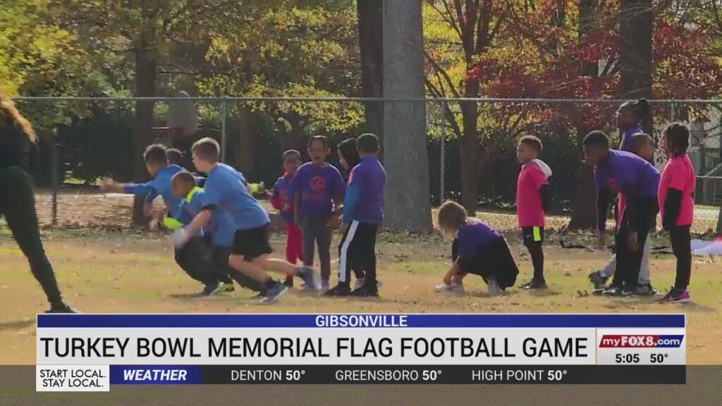 flag football game held in gibsonville to remember boy who passed away