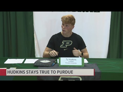 forest hills centrals ty hudkins signs to play football at purdue