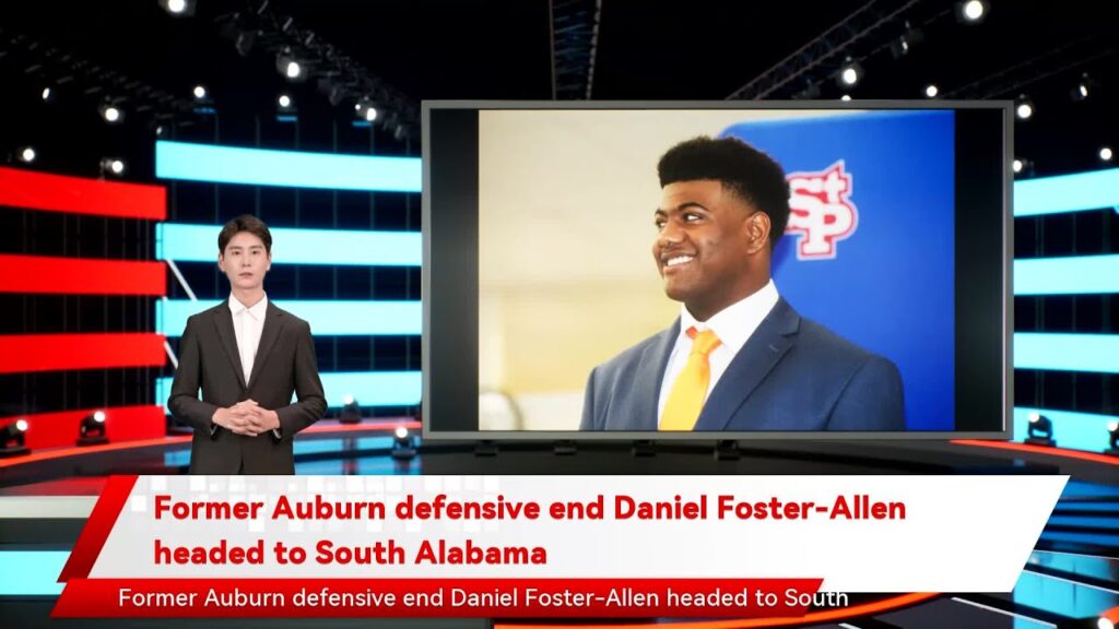 former auburn defensive end daniel foster allen headed to south alabama