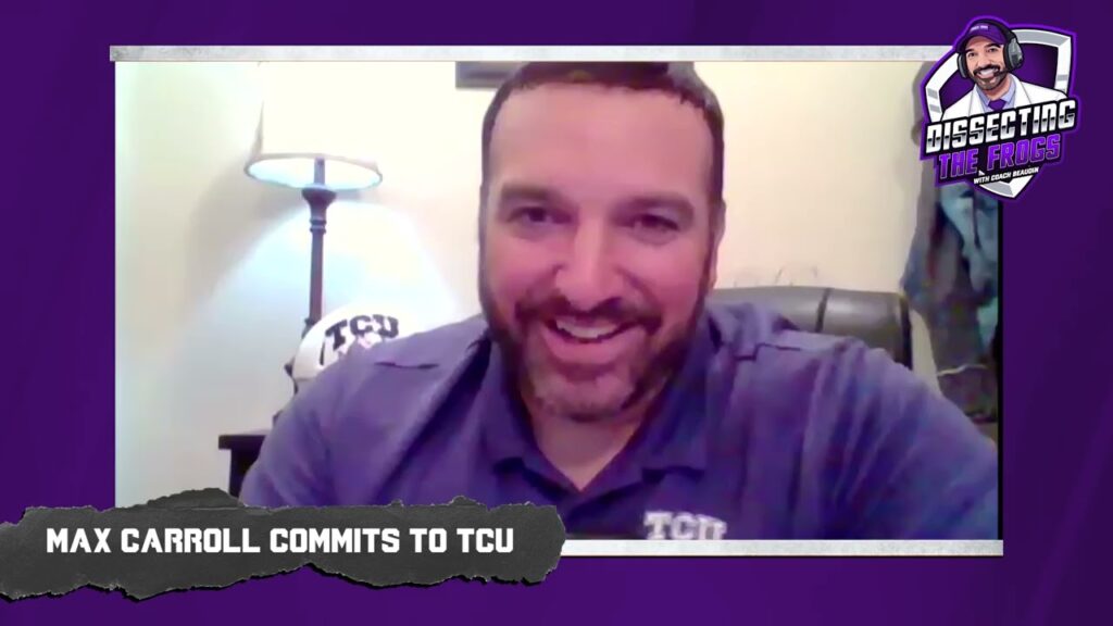 four star athlete linebacker max carroll commits to tcu tcu frogstoday