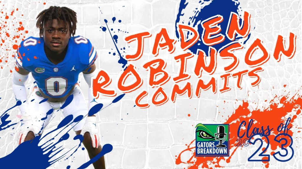 four star lb jaden robinson commits to the florida gators