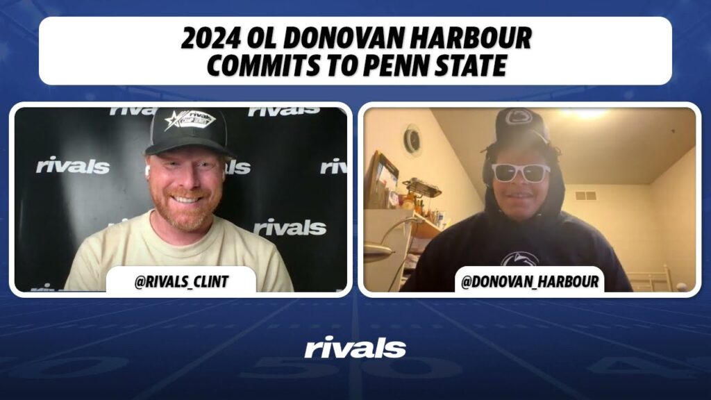 four star ol donovan harbour commits to penn state