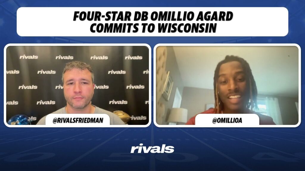 four star omillio agard commits to wisconsin