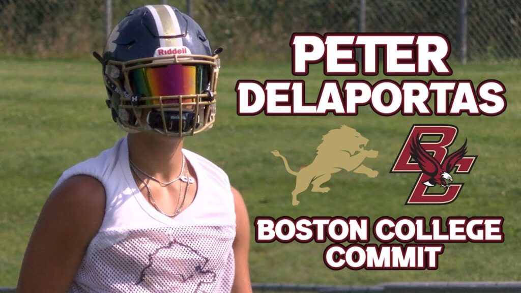 four star qb peter delaportas commits to boston college pope john nj class of 2022