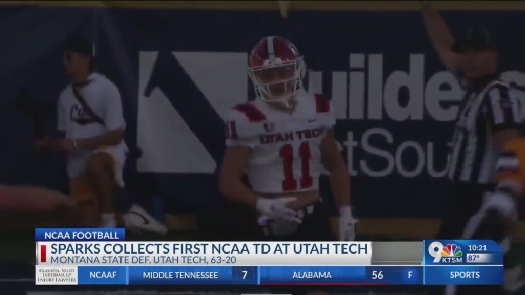 franklin grad beau sparks collects first ncaa fbs di touchdown catch