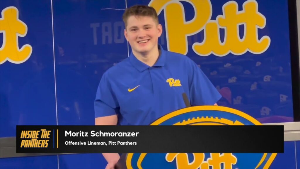 freshman ol moritz schmoranzer details journey from germany to pitt