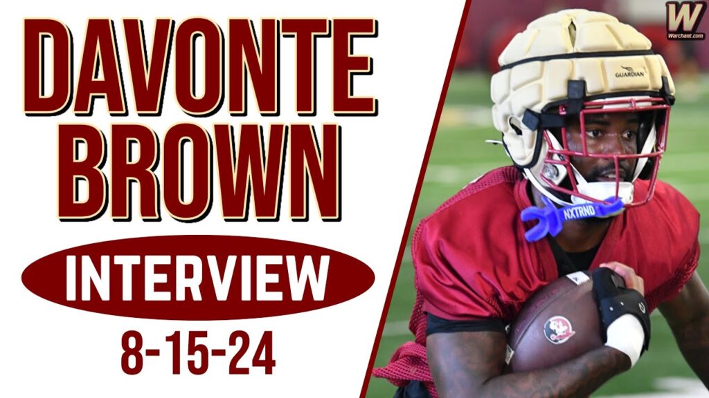 fsu db davonte brown talks about preseason practice fsu secondary fsu football warchant tv fsu