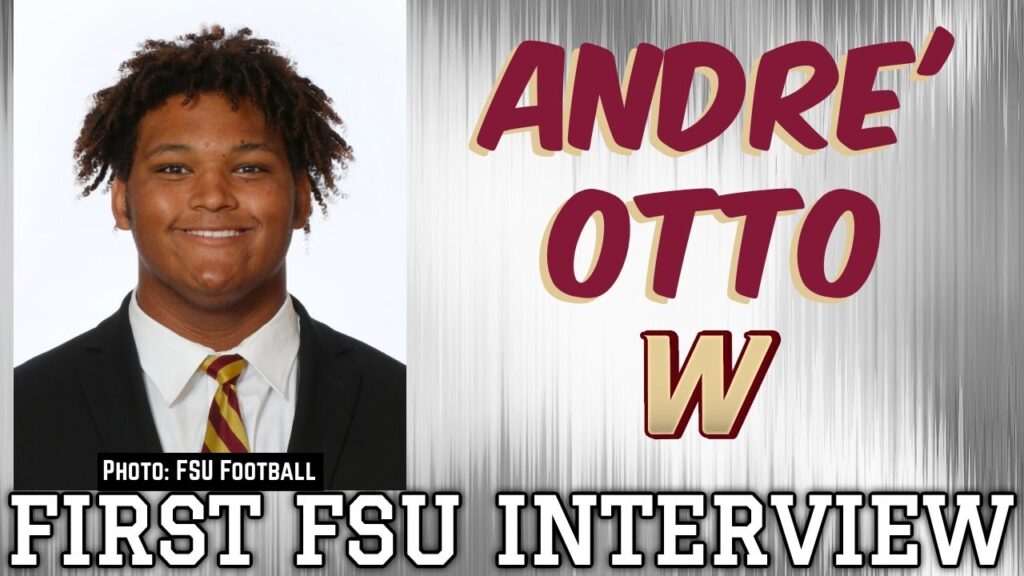 fsu football 2023 andre otto first florida state interview warchant tv fsu