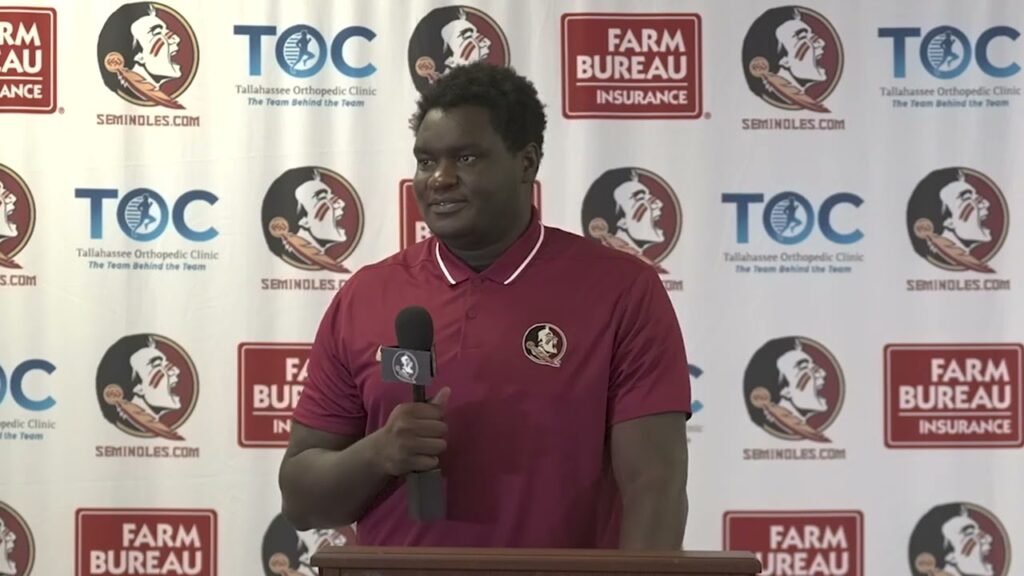 fsu football freshman ol manasse itete florida state manasse itete