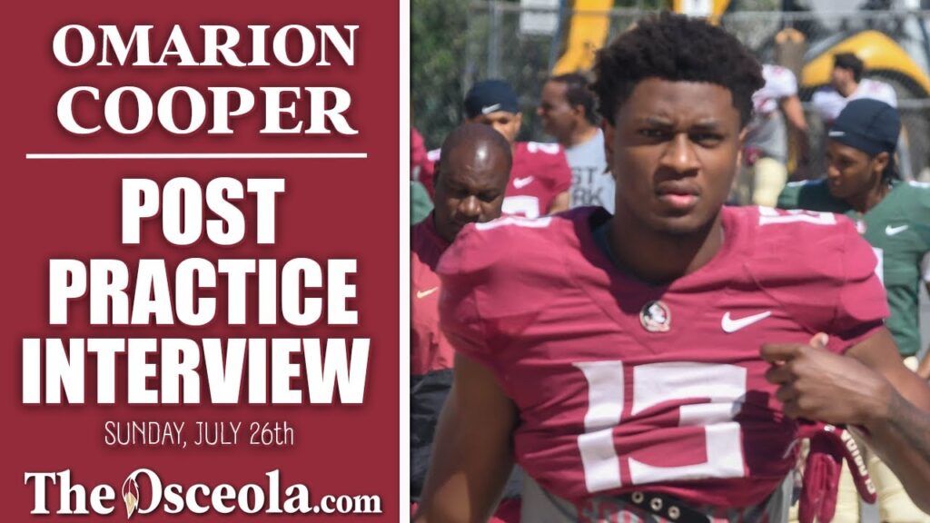 fsu football omarion cooper on his role in 2024 return to fsu after a year away