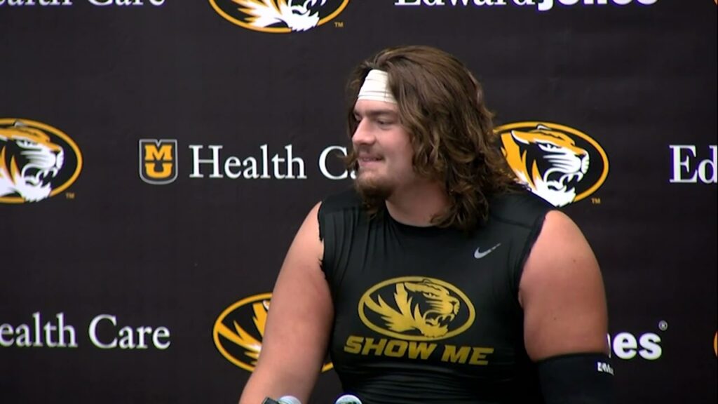 full press conference with mizzou offensive lineman mitchell walters ahead of mus game