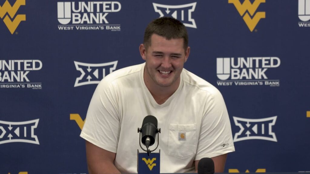 future nfl first rounder wyatt milum prepares for final year at wvu