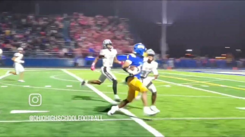 gahanna lincoln rb1 diore hubbard 267 yards on 33 carries and 3tds vs pickerington north