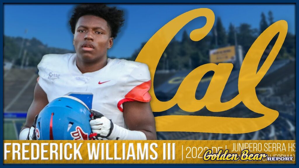 game clips of cal commit 2023 de frederick williams iii golden bear report video