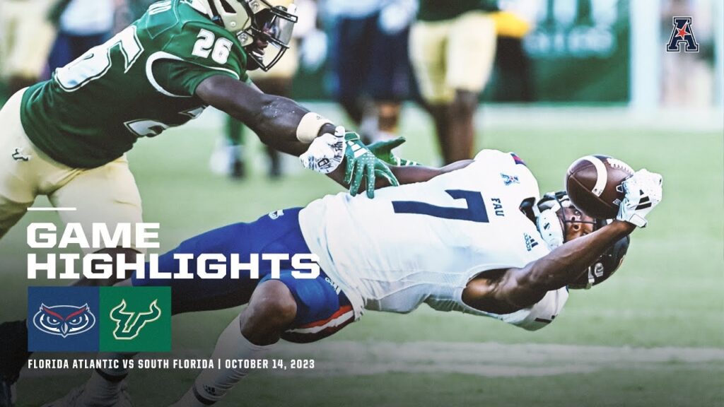 game highlights florida atlantic 56 south florida 14 football october 14 2023