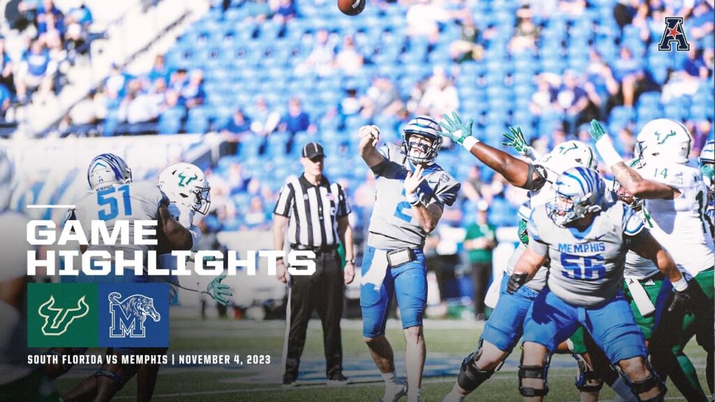 game highlights memphis 59 south florida 50 football november 4 2023