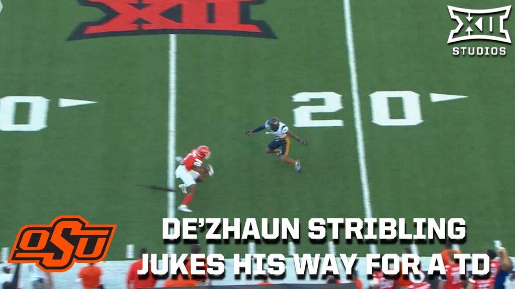 garret rangel finds dezhaun stribling who jukes his way for a td