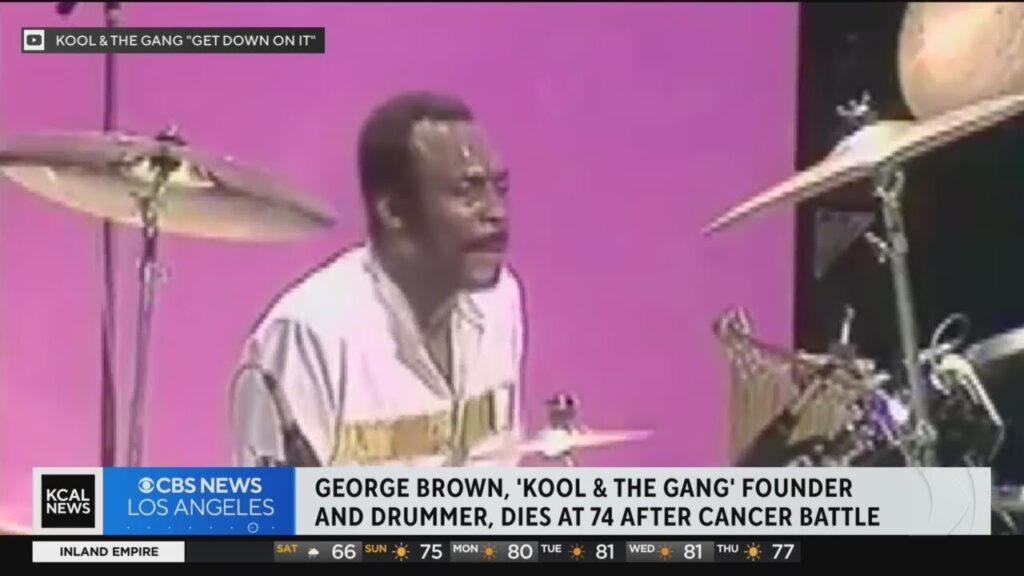 george funky brown co founder and drummer of kool the gang dies at 74