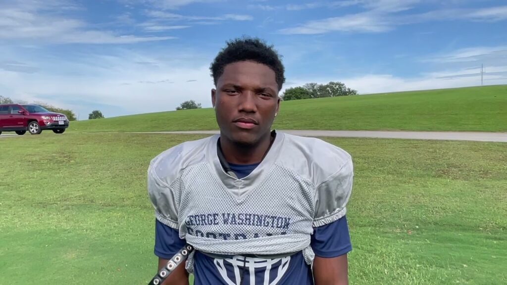 george washington fb preseason camp kemori dixon