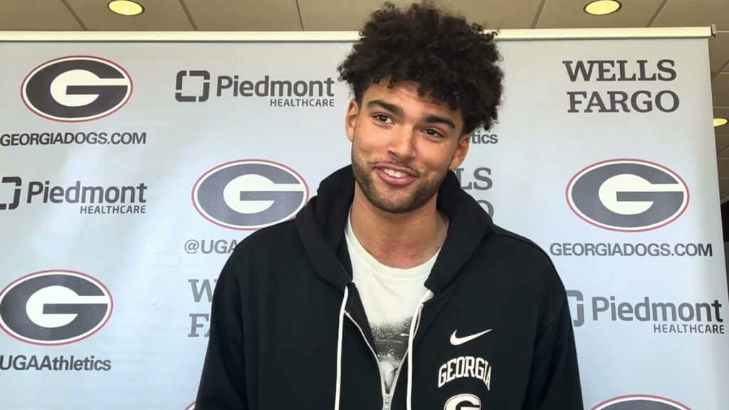 georgia forward jaden newell talks being awarded scholarship arrival of brother asa