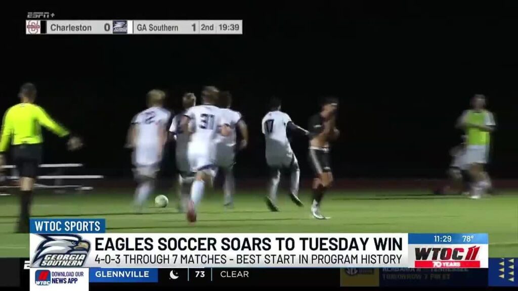 georgia southern mens soccer solidifies best start to a season in program history