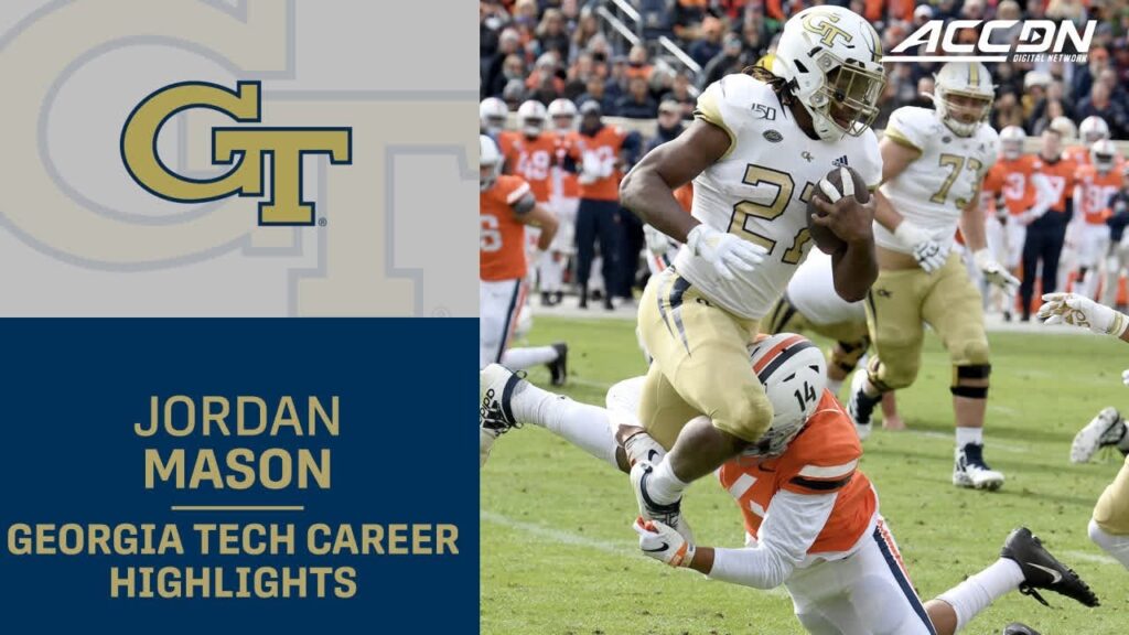 georgia tech rb jordan mason career highlights